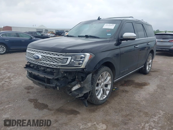 2019 Ford Expedition Platinum with VIN 1FMJU1LT3KEA23522, listed as a IAAI auction lot 42149429 with 113,766 mi miles and . Bid and sale history available at DreamBid. Image 2.