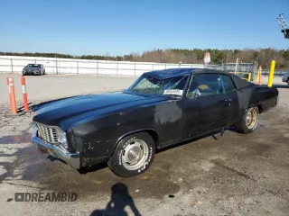 1972 Chevrolet Monte Carlo z VIN 1H57J2B699428, wystawiony jako Copart lot #88454495 z przebiegiem 9479 mil mil oraz Szkody całkowita. Historia ofert i sprzedaży dostępna na DreamBid. Obrazek 1.