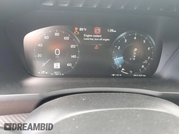 2017 Volvo XC90 R-Design with VIN YV4A22PM7H1139578, listed as a Copart auction lot 68878724 with 86,571 mi miles and Salvage Title. Bid and sale history available at carsss.com. Image 9.