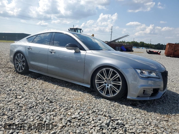 2013 Audi A7 Prestige with VIN WAU2GAFC1DN074660, listed as a Copart auction lot 62410655 with 164,801 mi miles and Salvage title. Bid and sale history available at DreamBid. Image 4.