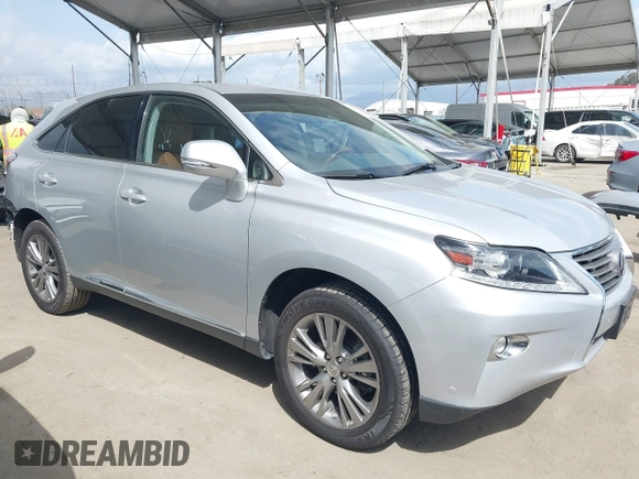 2013 Lexus RX 450h with VIN JTJZB1BAXD2409160, listed as a IAAI auction lot 41916721 with 62,599 mi miles and . Bid and sale history available at DreamBid. Image 14.