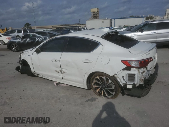 2018 Acura ILX Premium with VIN 19UDE2F8XJA004887, listed as a Copart auction lot 44976425 with Not provided miles and Salvage title. Bid and sale history available at DreamBid. Image 2.