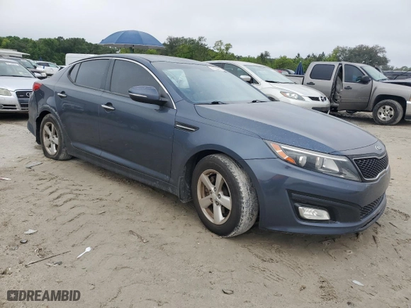 2015 Kia Optima LX with VIN KNAGM4A72F5527374, listed as a Copart auction lot 51238685 with 178,758 mi miles and Salvage Title. Bid and sale history available at carsss.com. Image 4.