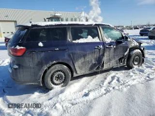 2020 Kia Sedona LX with VIN KNDMB5C11L6655704, listed as a Copart auction lot 41989095 with 88,318 mi miles and Salvage Title. Bid and sale history available at carsss.com. Image 3.