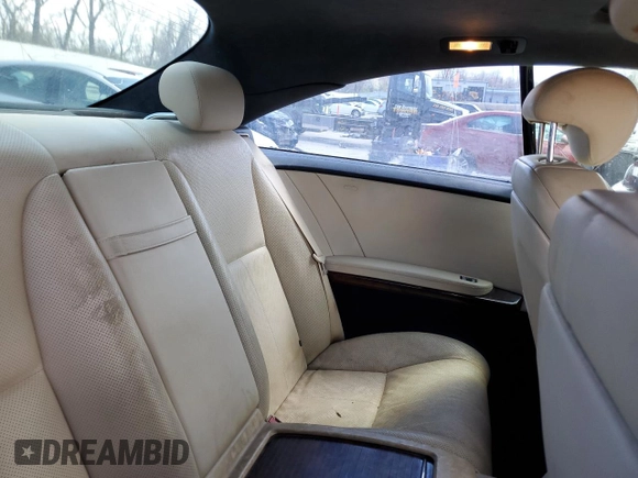 2007 Mercedes-Benz CL 5.5L V8 with VIN WDDEJ71X47A002366, listed as a Copart auction lot 50955625 with 216,096 mi miles and Salvage Title. Bid and sale history available at carsss.com. Image 10.