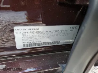 2020 Audi A8 L with VIN WAU8DAF82LN004467, listed as a Copart auction lot 39579113 with 13,070 mi miles. Bid and sale history available at carsss.com. Image 12.
