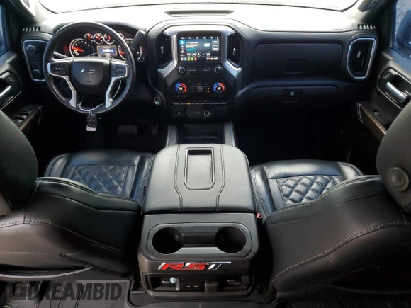 2021 Chevrolet Silverado 1500 RST with VIN 1GCPWDED3MZ129268, listed as a Copart auction lot 52004505 with 75,090 mi miles and Clean Title. Bid and sale history available at DreamBid. Image 8.