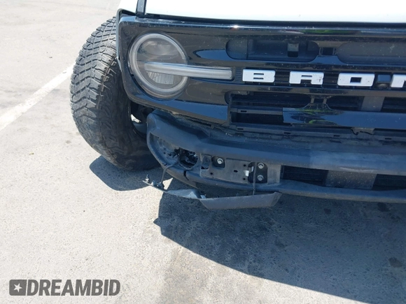 2022 Ford Bronco with VIN 1FMEE5DP6NLB34962, listed as a IAAI auction lot 42432037 with 101,044 mi miles and . Bid and sale history available at DreamBid. Image 6.