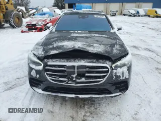 2021 Mercedes-Benz S 580 z VIN W1K6G7GB1MA042303, wystawiony jako Copart lot #45225205 z przebiegiem 25 028 mil mil oraz Czysty tytuł • Clean title. Historia ofert i sprzedaży dostępna na DreamBid. Obrazek 5.