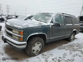 1997 Chevrolet Tahoe with VIN 1GNEK13R3VJ406119, listed as a Copart auction lot 87986295 with 182,367 mi miles and Clean Title. Bid and sale history available at carsss.com. Image 1.