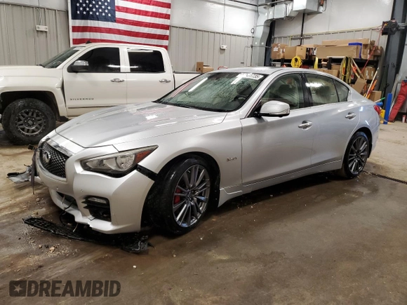 2017 Infiniti Q50 Red Sport 400 с VIN JN1FV7ARXHM871562, выставлен на аукционе Copart как лот 56331735 с пробегом 94 061 миль миль и Списание • Salvage title. История ставок и продаж доступна на DreamBid. Изображение 1.