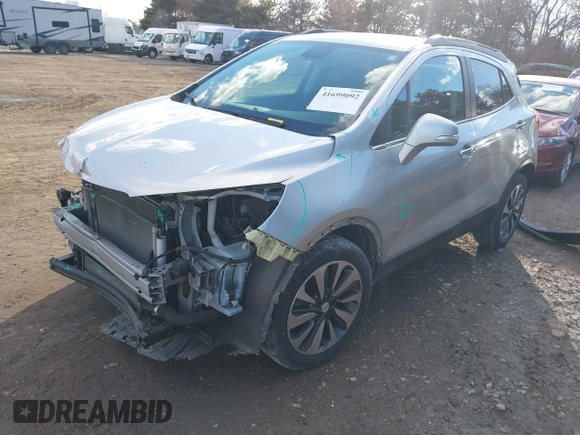 2017 Buick Encore Essence with VIN KL4CJCSB5HB143630, listed as a IAAI auction lot 41699092 with 73,557 mi miles and . Bid and sale history available at carsss.com. Image 18.