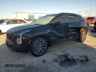 2024 Cadillac XT4 FWD Sport with VIN 1GYFZER47RF101186, listed as a Copart auction lot 79128454 with 10,499 mi miles and Salvage title. Bid and sale history available at DreamBid. Image 1.