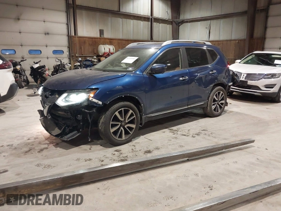 2019 Nissan Rogue SL with VIN 5N1AT2MV6KC784646, listed as a IAAI auction lot 41359980 with 99,507 mi miles. Bid and sale history available at carsss.com. Image 23.