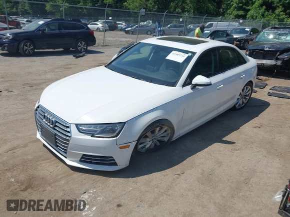 2017 Audi A4 Premium with VIN WAUANAF44HN002447, listed as a IAAI auction lot 42589741 with 71,960 mi miles and . Bid and sale history available at DreamBid. Image 18.