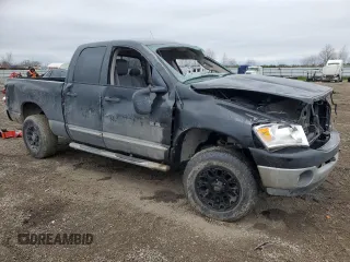 2008 Dodge 1500 SLT with VIN 1D7HU18N38S586387, listed as a Copart auction lot 46312965 with Not Provided miles and Salvage Title. Bid and sale history available at DreamBid. Image 4.