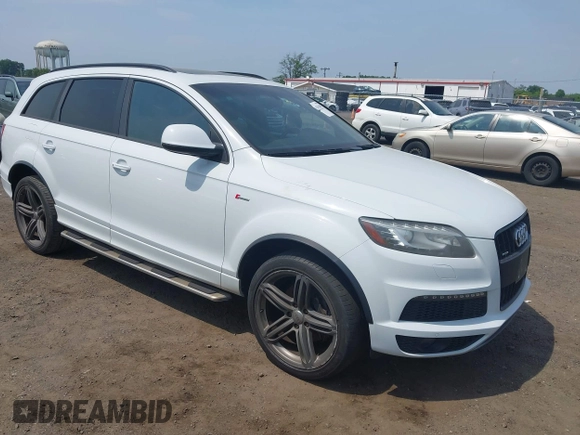 2014 Audi Q7 S line Prestige z VIN WA1DGAFE9ED004340, wystawiony jako IAAI lot #42426639 z przebiegiem 128 793 mil mil oraz . Historia ofert i sprzedaży dostępna na DreamBid. Obrazek 1.