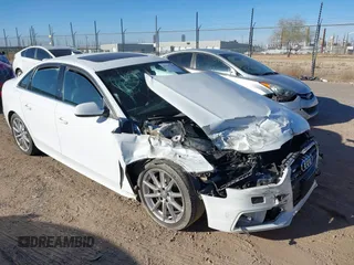 2014 Audi A4 Premium Plus with VIN WAUFFAFL4EN028018, listed as a IAAI auction lot 41539368 with 112,570 mi miles. Bid and sale history available at carsss.com. Image 1.