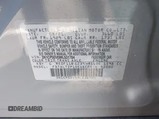 2021 Nissan Kicks SR with VIN 3N1CP5DV5ML531704, listed as a IAAI auction lot 42023077 with 55,452 mi miles and . Bid and sale history available at DreamBid. Image 9.