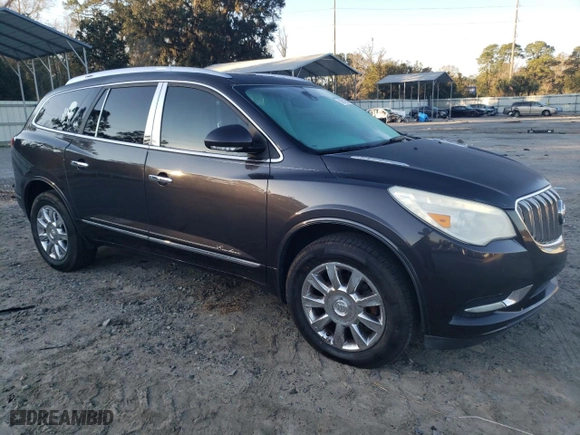 2014 Buick Enclave Premium with VIN 5GAKRCKD6EJ261491, listed as a Copart auction lot 88901195 with 99,187 mi miles and Salvage Title. Bid and sale history available at carsss.com. Image 4.