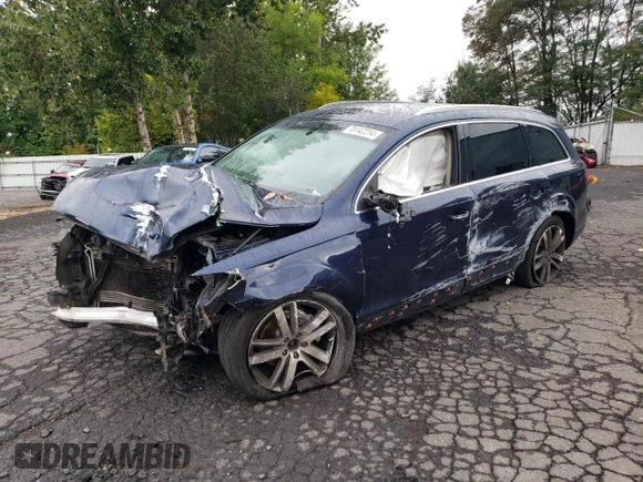 2013 Audi Q7 3.0L TDI Prestige with VIN WA1VMAFE7DD013596, listed as a Copart auction lot 73142214 with 128,251 mi miles and Salvage Title. Bid and sale history available at carsss.com. Image 1.