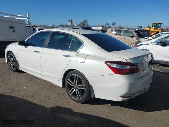 2017 Honda Accord Sedan Sport SE with VIN 1HGCR2F1XHA159579, listed as a IAAI auction lot 41667239 with 156,393 mi miles. Bid and sale history available at carsss.com. Image 3.