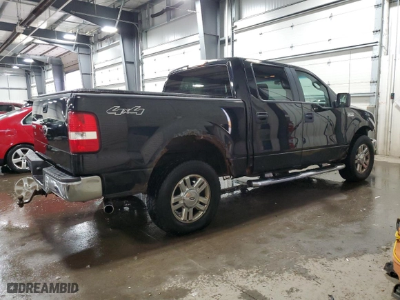 2008 Ford F-150 XLT with VIN 1FTPW14V38FB39086, listed as a Copart auction lot 49265375 with 153,521 mi miles and Salvage Title. Bid and sale history available at carsss.com. Image 3.