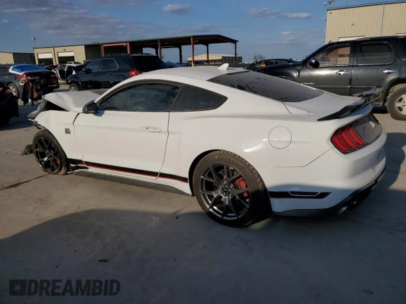 2022 Ford Mustang Mach 1 с VIN 1FA6P8R0XN5554329, выставлен на аукционе Copart как лот 46728835 с пробегом 22 171 миль миль и Списание • Salvage title. История ставок и продаж доступна на DreamBid. Изображение 2.