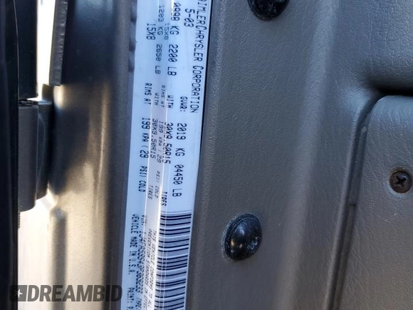 2003 Jeep Wrangler Sahara z VIN 1J4FA59S43P369233, wystawiony jako Copart lot #46517565 z przebiegiem 169 232 mil mil oraz Szkoda całkowita • Salvage title. Historia ofert i sprzedaży dostępna na DreamBid. Obrazek 12.