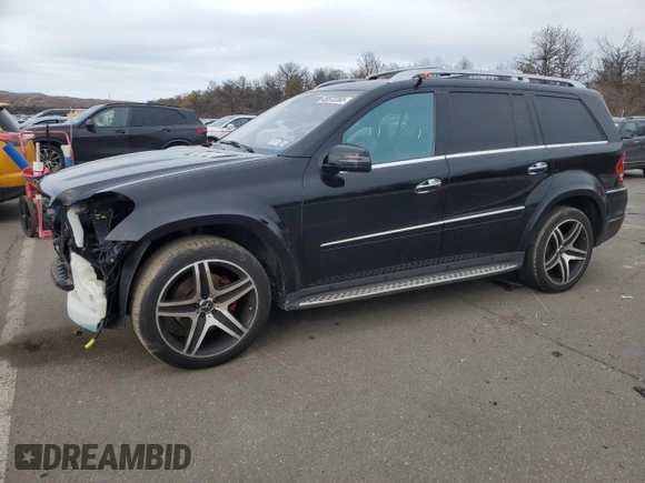 2012 Mercedes-Benz GL-Class GL 550 with VIN 4JGBF8GE7CA784498, listed as a Copart auction lot 45572265 with 114,537 mi miles and Salvage Title. Bid and sale history available at carsss.com. Image 1.