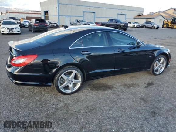 2012 Mercedes-Benz CLS 550 with VIN WDDLJ7DB4CA011540, listed as a Copart auction lot 78088274 with 53,053 mi miles and Clean Title. Bid and sale history available at DreamBid. Image 3.