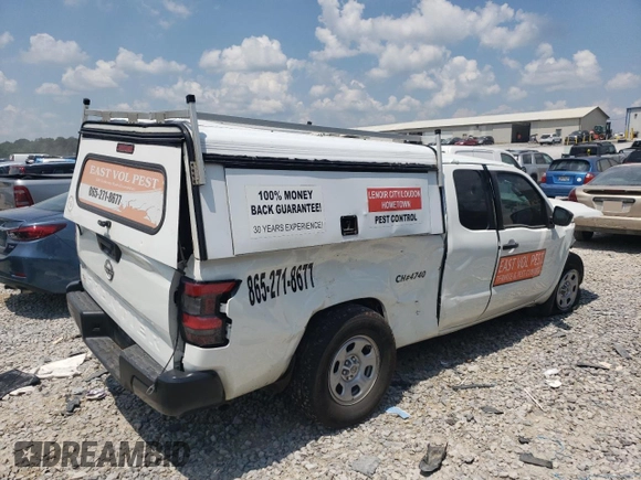 2024 Nissan Frontier S z VIN 1N6ED1CL8RN612711, wystawiony jako Copart lot #61778725 z przebiegiem 15 751 mil mil oraz Szkoda całkowita • Salvage title. Historia ofert i sprzedaży dostępna na DreamBid. Obrazek 3.