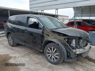 2019 Honda Pilot EX-L with VIN 5FNYF5H53KB019113, listed as a IAAI auction lot 42125589 with 91,787 mi miles and . Bid and sale history available at DreamBid. Image 1.