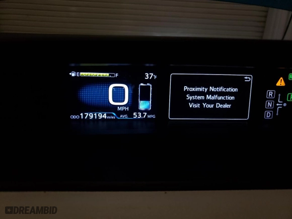 2018 Toyota Prius Prime Plus with VIN JTDKARFP0J3071083, listed as a Copart auction lot 48100945 with 179,194 mi miles and Salvage Title. Bid and sale history available at carsss.com. Image 9.