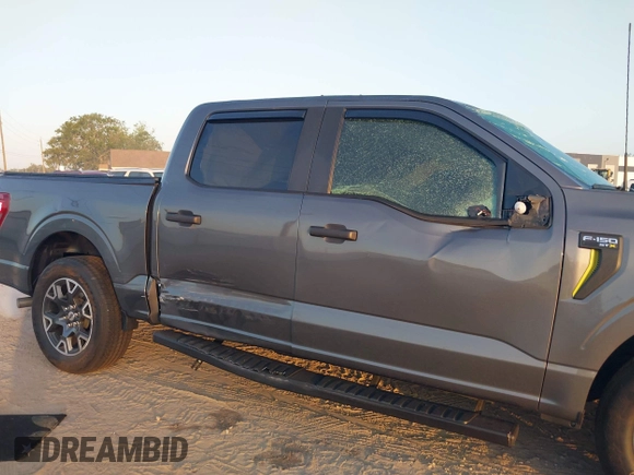 2024 Ford F-150 STX with VIN 1FTEW2KP9RKD46592, listed as a IAAI auction lot 41925104 with 14,938 mi miles and . Bid and sale history available at carsss.com. Image 6.