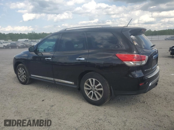 2014 Nissan Pathfinder SL with VIN 5N1AR2MM9EC717792, listed as a Copart auction lot 54823555 with 119,630 mi miles and Clean title. Bid and sale history available at DreamBid. Image 2.