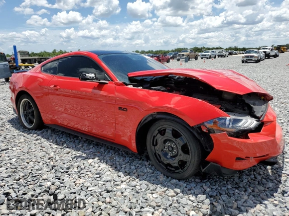 2019 Ford Mustang GT with VIN 1FA6P8CF3K5201861, listed as a Copart auction lot 61360765 with 71,662 mi miles and Non repairable. Bid and sale history available at DreamBid. Image 4.