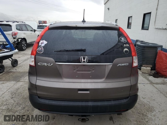 2014 Honda CR-V EX-L with VIN 2HKRM4H76EH623587, listed as a Copart auction lot 87026344 with 155,323 mi miles and Salvage Title. Bid and sale history available at DreamBid. Image 6.