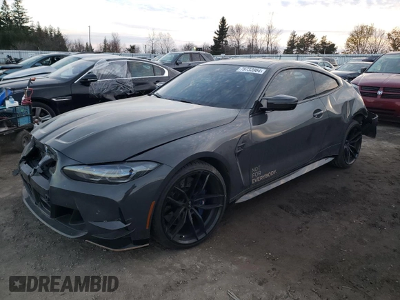 2022 BMW M4 Competition xDrive with VIN WBS43AZ0XNCH64490, listed as a Copart auction lot 79733964 with 50,350 mi miles and Salvage Title. Bid and sale history available at carsss.com. Image 1.