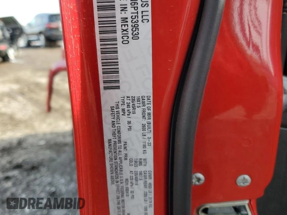 2023 Jeep Compass (RED) Edition с VIN 3C4NJDCN6PT539530, выставлен на аукционе Copart как лот 50155605 с пробегом 18 049 миль миль и Списание • Salvage title. История ставок и продаж доступна на DreamBid. Изображение 14.