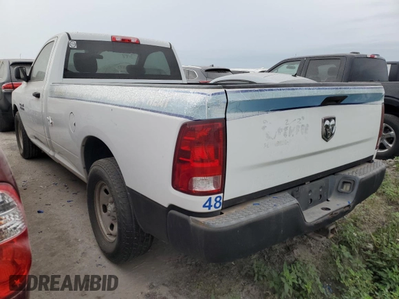 2017 Ram 1500 Tradesman with VIN 3C6JR6DG1HG773921, listed as a Copart auction lot 74532164 with Not provided miles and Salvage title. Bid and sale history available at DreamBid. Image 2.
