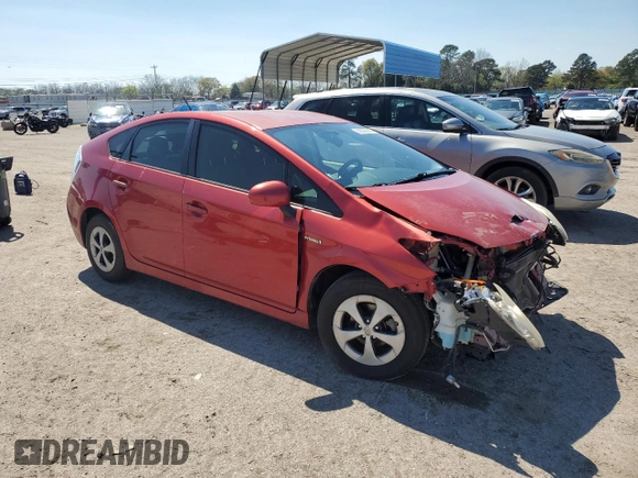 2013 Toyota Prius One with VIN JTDKN3DU0D1646227, listed as a Copart auction lot 50523035 with 178,070 mi miles and Salvage Title. Bid and sale history available at carsss.com. Image 4.