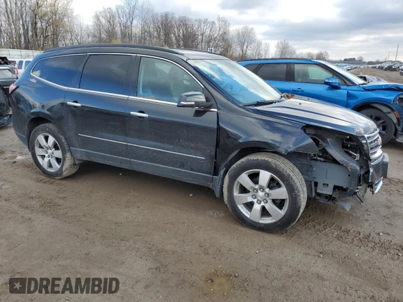 2014 Chevrolet Traverse LTZ with VIN 1GNKRJKD9EJ330796, listed as a Copart auction lot 82094684 with 113,728 mi miles and Clean Title. Bid and sale history available at DreamBid. Image 4.