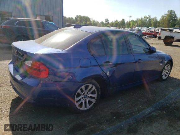 2007 BMW 3 Series 328xi with VIN WBAVC93587K034241, listed as a Copart auction lot 55889595 with 131,836 mi miles and Salvage title. Bid and sale history available at DreamBid. Image 3.