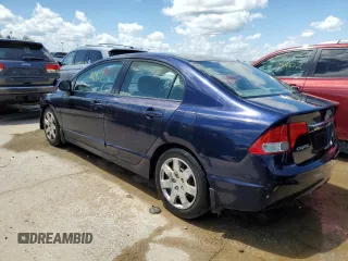 2010 Honda Civic LX with VIN 2HGFA1F5XAH502125, listed as a Copart auction lot 53836274 with 161,827 mi miles and Salvage Title. Bid and sale history available at DreamBid. Image 2.