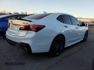 2020 Acura TLX w/A-Spec Pkg with VIN 19UUB3F67LA003373, listed as a Copart auction lot 86841414 with 51,041 mi miles and Salvage Title. Bid and sale history available at carsss.com. Image 3.