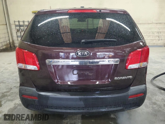 2012 Kia Sorento LX with VIN 5XYKTCA6XCG302611, listed as a Copart auction lot 52367985 with 180,671 mi miles and Clean Title. Bid and sale history available at DreamBid. Image 6.