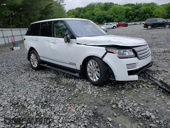 2016 Land Rover Range Rover HSE z VIN SALGS2PF3GA299365, wystawiony jako Copart lot #58929025 z przebiegiem 50 308 mil mil oraz Szkoda całkowita • Salvage title. Historia ofert i sprzedaży dostępna na DreamBid. Obrazek 14.