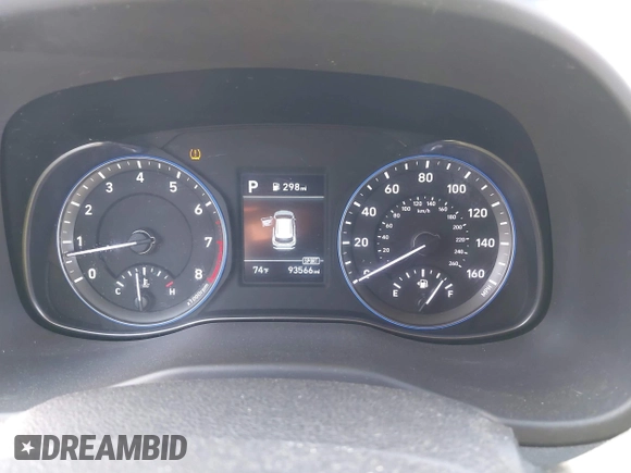 2019 Hyundai Kona SEL with VIN KM8K62AA6KU287071, listed as a IAAI auction lot 40654840 with 93,566 mi miles and . Bid and sale history available at DreamBid. Image 7.