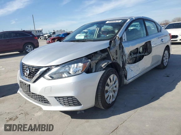 2017 Nissan Sentra S with VIN 3N1AB7AP5HY323905, listed as a Copart auction lot 89083675 with 84,580 mi miles and Salvage Title. Bid and sale history available at DreamBid. Image 1.